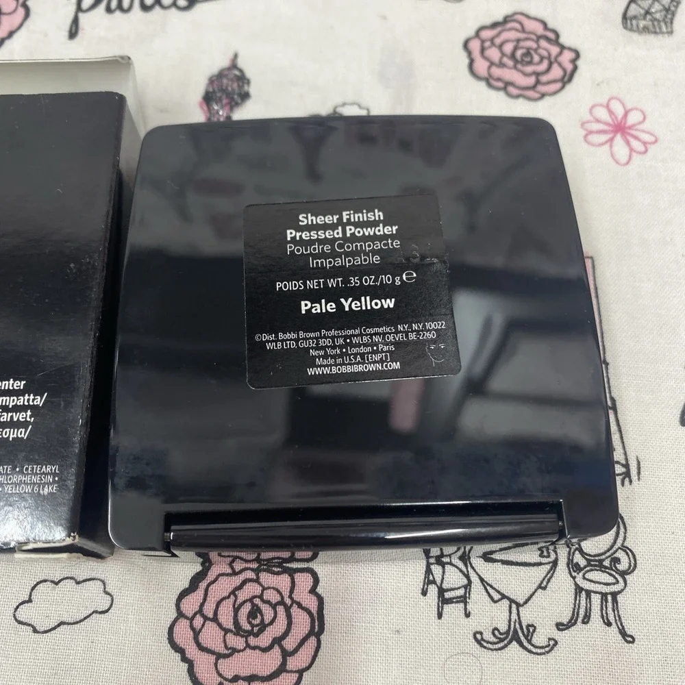 Bobbi Brown Sheer‎ Finish Pressed Powder PALE YELLOW Full Size NEW